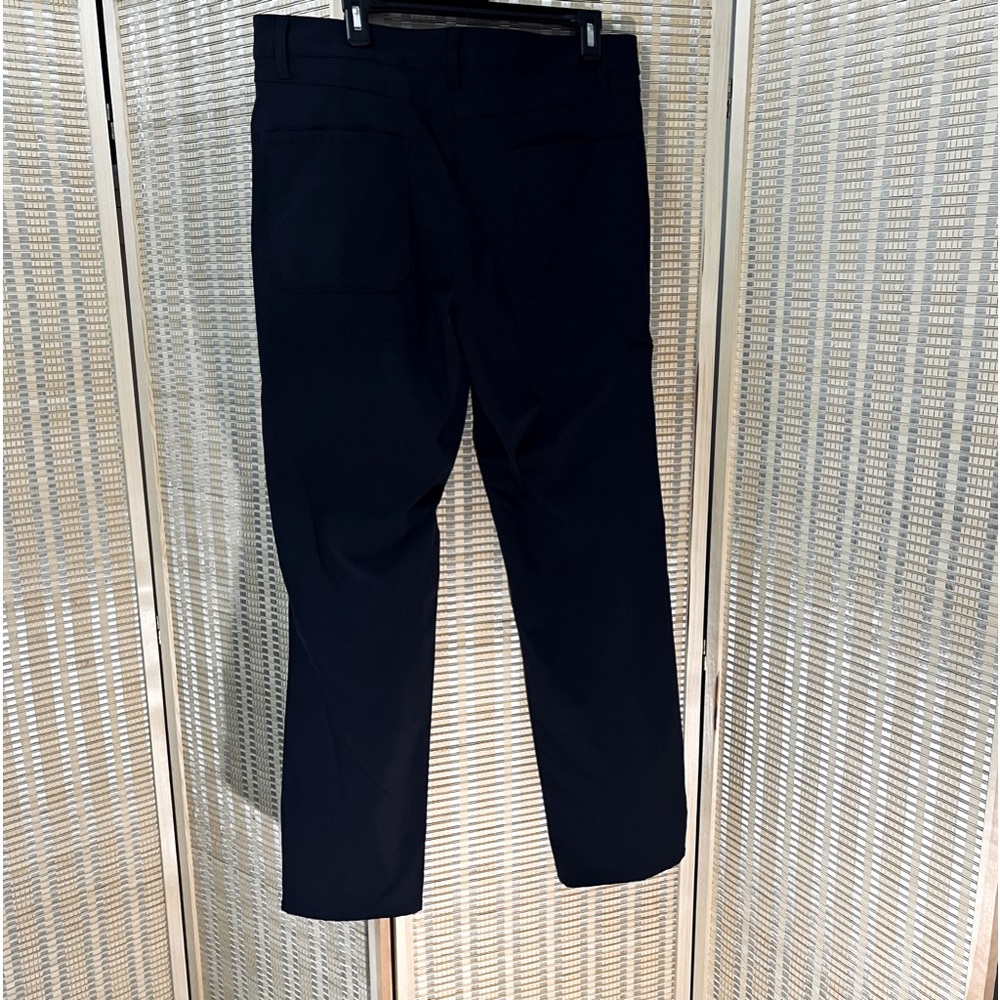 UB Tech nylon Black comfort waistband casual pants 36x30